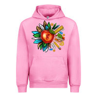 Fuchsia Pink teacher sunflower Urban Hoodie - texasbilliewilder