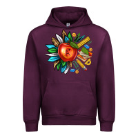 Mauve Wine teacher sunflower Urban Hoodie - texasbilliewilder