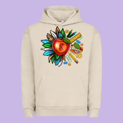 Urban Hoodie teacher sunflower