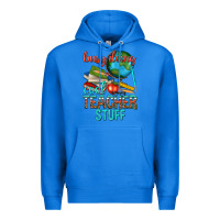 True Royal busy doing cool teacher stuff Premium Hoodie - texasbilliewilder