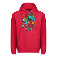Cardinal busy doing cool teacher stuff Premium Hoodie - texasbilliewilder