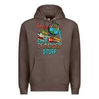Coffee busy doing cool teacher stuff Premium Hoodie - texasbilliewilder