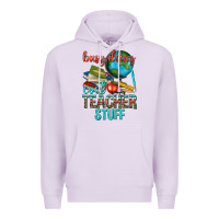 Lilac busy doing cool teacher stuff Premium Hoodie - texasbilliewilder
