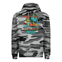 Slate Camo busy doing cool teacher stuff Premium Hoodie - texasbilliewilder