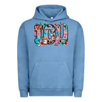 Pigment Pebble Blue icu intensive care unit Urban Hoodie - Zillion Design Studio