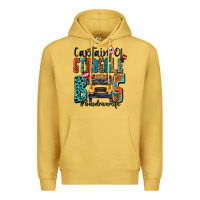 Antique Gold captain of struggle bus busdriver life Premium Hoodie - texasbilliewilder