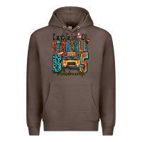 Coffee captain of struggle bus busdriver life Premium Hoodie - texasbilliewilder