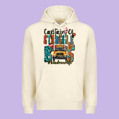Captain Of Struggle Bus Busdriver Life Premium Hoodie Designed By Texasbilliewilder