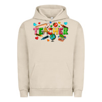 Pigment French Oak teacher Urban Hoodie - texasbilliewilder