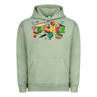 Pigment Oil Green teacher Urban Hoodie - texasbilliewilder