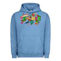 Pigment Pebble Blue teacher Urban Hoodie - texasbilliewilder