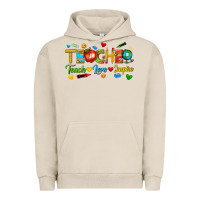 Pigment French Oak teacher teach love inspire tbw Urban Hoodie - texasbilliewilder