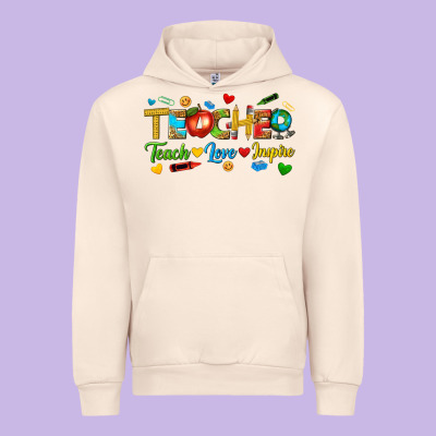 Urban Hoodie teacher teach love inspire tbw