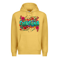 Antique Gold chingona Premium Hoodie - texasbilliewilder