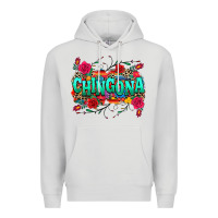 Dove Grey chingona Premium Hoodie - texasbilliewilder