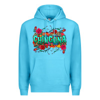 Ocean Blue chingona Premium Hoodie - texasbilliewilder