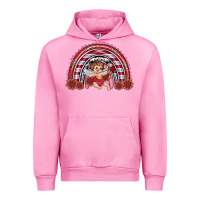 Fuchsia Pink valentine's day cupid rainbow Urban Hoodie - RanaPortraitStore
