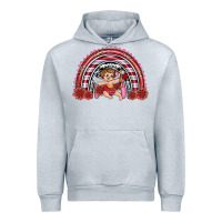 Heather Grey valentine's day cupid rainbow Urban Hoodie - RanaPortraitStore