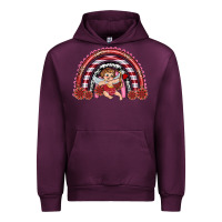 Mauve Wine valentine's day cupid rainbow Urban Hoodie - RanaPortraitStore