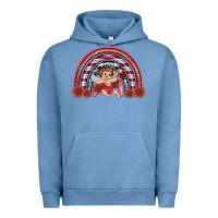 Pigment Pebble Blue valentine's day cupid rainbow Urban Hoodie - RanaPortraitStore