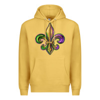 Antique Gold fleur de lis Premium Hoodie - RanaPortraitStore
