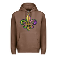 Chestnut fleur de lis Premium Hoodie - RanaPortraitStore