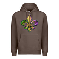 Coffee fleur de lis Premium Hoodie - RanaPortraitStore