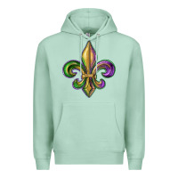 Seafoam fleur de lis Premium Hoodie - RanaPortraitStore