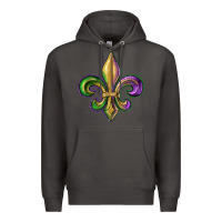 Smoke fleur de lis Premium Hoodie - RanaPortraitStore