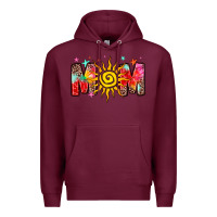 Burgundy summer mom Premium Hoodie - Zillion Design Studio