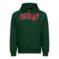Forest Green valentine's day xoxo sunflower heart Urban Hoodie - RanaPortraitStore