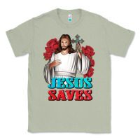 Matcha Jesus Saves Classic Tee - BundleAndBundleShop