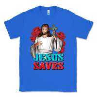 True Royal Jesus Saves Classic Tee - BundleAndBundleShop