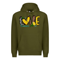 Army Green love summer lemon Premium Hoodie - Zillion Design Studio