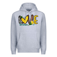 Heather Grey love summer lemon Premium Hoodie - Zillion Design Studio