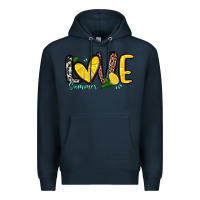 Navy love summer lemon Premium Hoodie - Zillion Design Studio