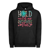Pigment Black hold on let me overthink this Urban Hoodie - Zillion Design Studio