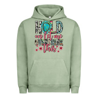 Pigment Oil Green hold on let me overthink this Urban Hoodie - Zillion Design Studio