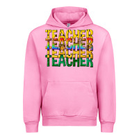 Fuchsia Pink teacher teacher teacher Urban Hoodie - texasbilliewilder