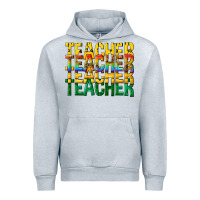Heather Grey teacher teacher teacher Urban Hoodie - texasbilliewilder