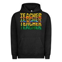 Pigment Black teacher teacher teacher Urban Hoodie - texasbilliewilder