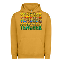 Pigment Peanut Butter teacher teacher teacher Urban Hoodie - texasbilliewilder