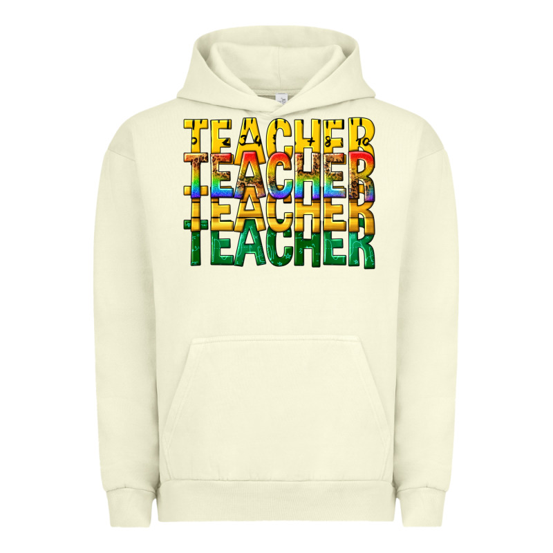 Teacher Teacher Teacher Urban Hoodie by texasbilliewilder | Teevron