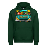 Forest Green teacher truck Urban Hoodie - texasbilliewilder