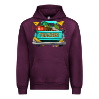 Mauve Wine teacher truck Urban Hoodie - texasbilliewilder