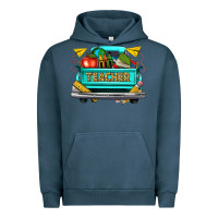Pigment Midnight Navy teacher truck Urban Hoodie - texasbilliewilder