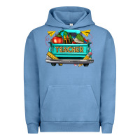 Pigment Pebble Blue teacher truck Urban Hoodie - texasbilliewilder