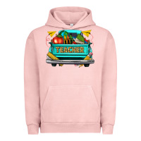 Pigment Salmon teacher truck Urban Hoodie - texasbilliewilder