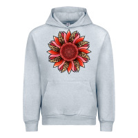 Heather Grey valentine's day sunflower Urban Hoodie - RanaPortraitStore