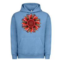 Pigment Pebble Blue valentine's day sunflower Urban Hoodie - RanaPortraitStore